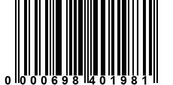 0000698401981