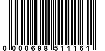 0000698511161