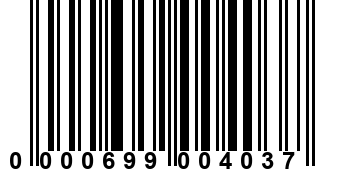 0000699004037