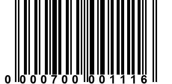 0000700001116