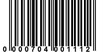 0000704001112