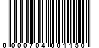 0000704001150