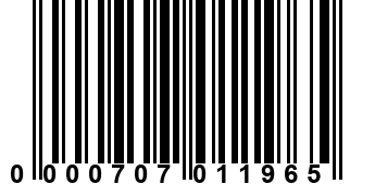 0000707011965