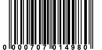 0000707014980