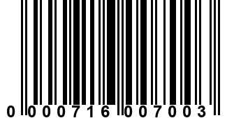 0000716007003