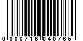 0000716040765