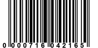 0000716042165