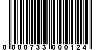 0000733000124