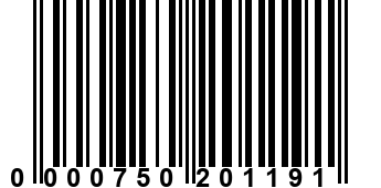 0000750201191