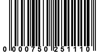 0000750251110