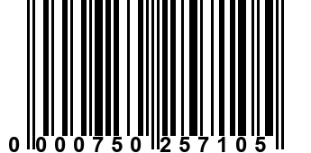 0000750257105