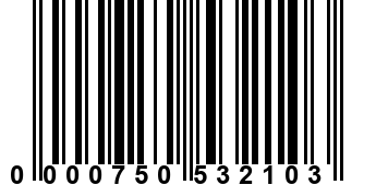 0000750532103