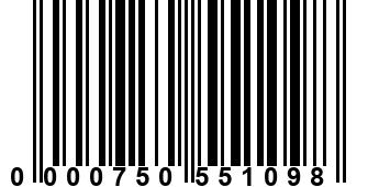 0000750551098