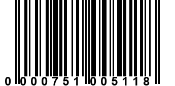 0000751005118