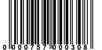 0000757000308