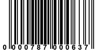 0000787000637