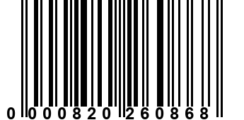 0000820260868