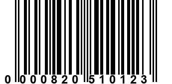 0000820510123