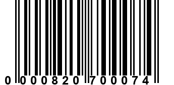 0000820700074