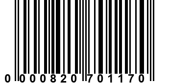 0000820701170