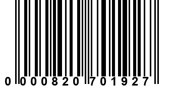 0000820701927