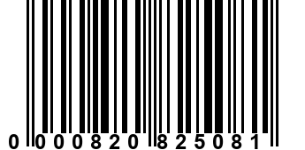 0000820825081