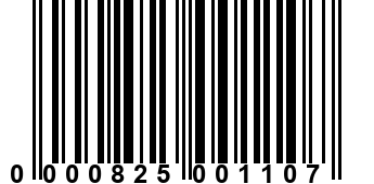 0000825001107