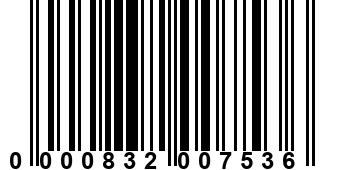 0000832007536