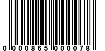 0000865000078