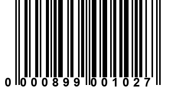 0000899001027