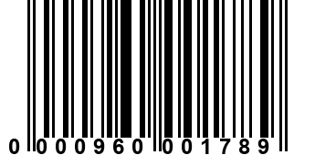 0000960001789