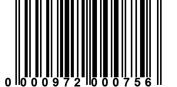 0000972000756