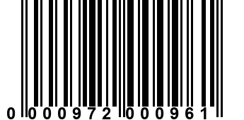 0000972000961