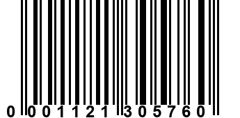 0001121305760