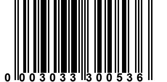 0003033300536