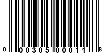 000305000118