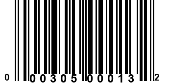 000305000132