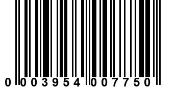 0003954007750