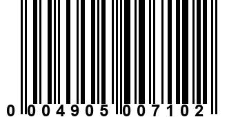 0004905007102