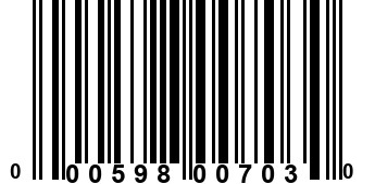 000598007030