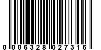 0006328027316