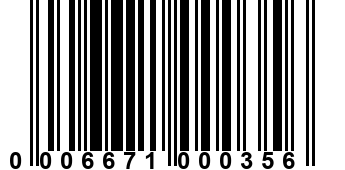 0006671000356