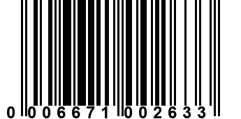 0006671002633