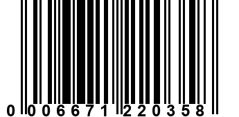 0006671220358