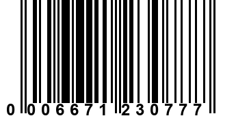 0006671230777