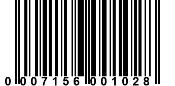 0007156001028