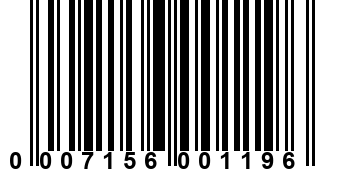 0007156001196