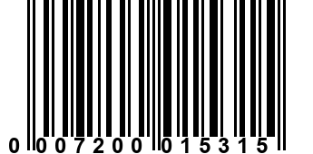 0007200015315