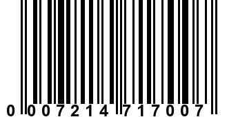 0007214717007