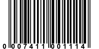 0007411001114